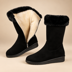 Ankle Boots with Arch Support and Warm Lining in Faux Leather 2