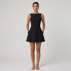 Backless A-Line Mini Dress Sleeveless for Cocktail Parties and Events 0