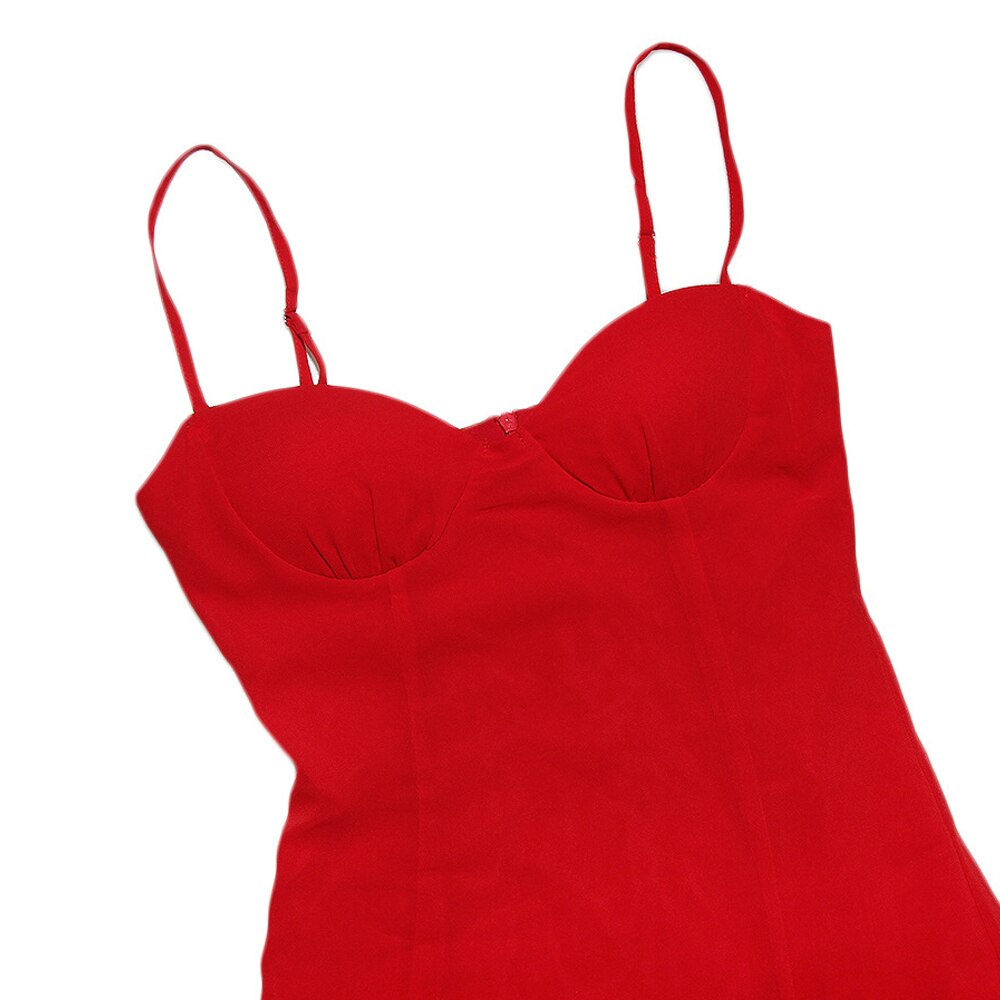 Chiffon Mini Dress with V Neck and Ruffle Detail for Parties 5