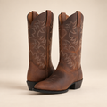 Cowboy Boots for Women Faux Leather Classic Western Style 0