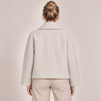 Double Breasted Pea Coat Cropped Oversized Collar 2