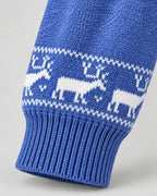 Fair Isle Christmas Jumper Mock Neck with Reindeer 5