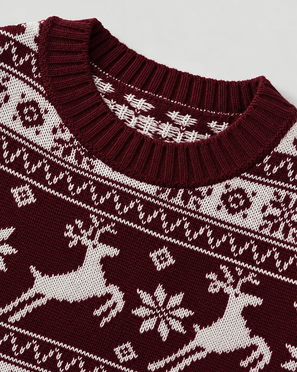 Fair Isle Christmas Jumper with Reindeer and Fir Trees 5
