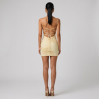 Floral Corset Mini Dress in Polyester for Wedding Guests or Events 1