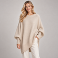 Oversized Jumper Women Poncho Style Fit 0