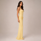 Satin Corset Maxi Dress with Lace-Up Back and Square Neck 24