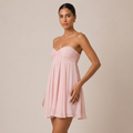 Sleeveless Bodycon Mini Dress in Mesh 0