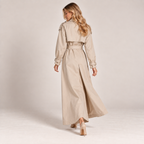 Trench Coat Long Double Breasted Oversized with Belt 2
