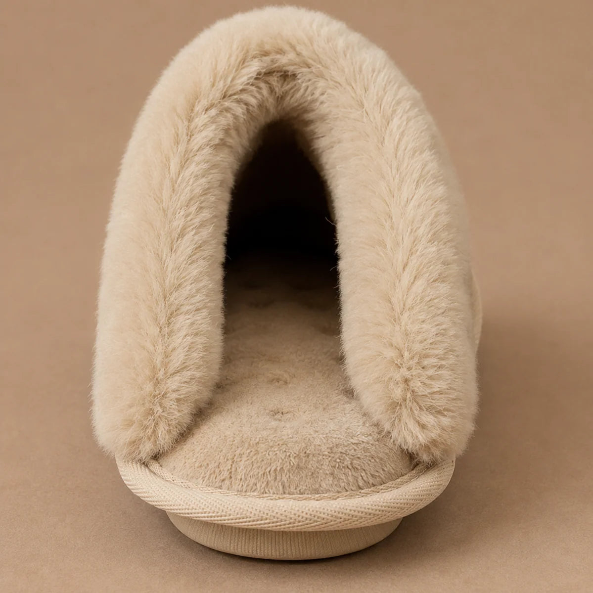 Women's Mule Slippers Suede Fur Lined Open Back Cushioned Footbed 2